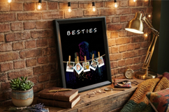 Custom Besties Photo Template PSD. Product Image 2