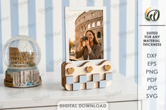 Polaroid Holder Laser Cut. Photo Display Stand SVG Product Image 1