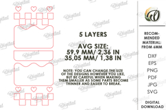 Polaroid Holder Laser Cut. Photo Display Stand SVG Product Image 2