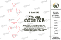 Polaroid Holder Laser Cut. Photo Display Stand SVG Product Image 2