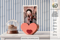 Polaroid Holder Laser Cut. Photo Display Stand SVG Product Image 1