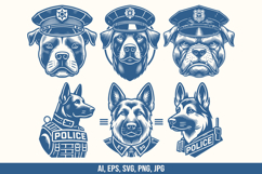 Police Dog Vector SVG Bundle Product Image 1