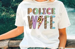 police wife shirt,police girlfriend,police shirt,police gift,back the blue shirt,sublimation design,messy bun png,Glasses