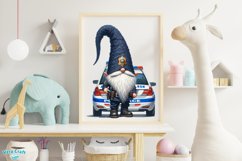 Police Gnome Watercolor Clipart - 24 Variations Product Image 8