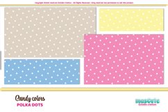 polka dots digital paper, pattern Product Image 2