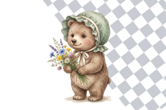 Polka Dot Cottage Critters Clipart Bundle PNG Animals Product Image 2
