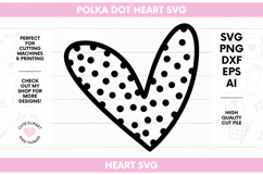 Polka Dot Heart SVG