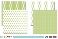 green pattern background