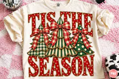 Pink Merry Christmas PNG | Polka Dot Bow & Leopard Christmas Product Image 1