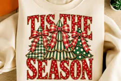 Pink Merry Christmas PNG | Polka Dot Bow & Leopard Christmas Product Image 2