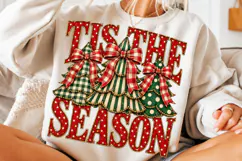 Pink Merry Christmas PNG | Polka Dot Bow & Leopard Christmas Product Image 3