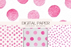Polka dots Background Wallpaper Digital Paper Gift Wrap_3 Product Image 1