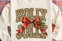 Polka Dots Stripes Holly Jolly Sublimation Product Image 4