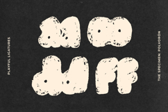 Polvorón - Crumbly Textured Bold Display Font Product Image 11