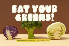 Polvorón - Crumbly Textured Bold Display Font Product Image 2