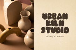 Polvorón - Crumbly Textured Bold Display Font Product Image 9