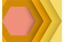 Polygon shape paper cut background Product Image 1