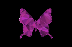 Polygonal art style butterfly character design Product Image 2