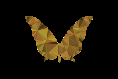 Polygonal art style butterfly character graphic Product Image 2