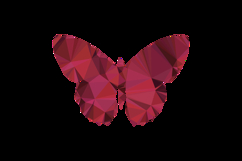 Polygonal art style butterfly character vector Product Image 2