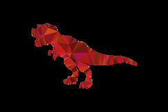 Polygonal art style dinosaur character design Product Image 2