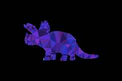 Polygonal art style dinosaur character graphic Product Image 2