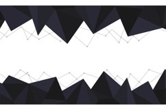 Polygonal background in soft black color Product Image 1