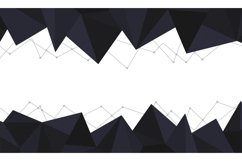 Polygonal background in soft black color Product Image 2