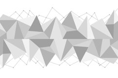 Polygonal background in white and grey color Product Image 1