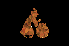 Polygonal style design halloween witch character design Product Image 2