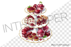 Pomegranate Dessert Plate PNG Clipart Fruit Illustration Product Image 1