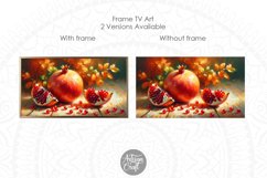 Pomegranate Frame TV art, pomegranate still life painting Product Image 5
