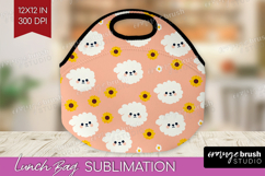 Pomeranian Dog Lunch Bag Cute Chibi Puppy Lunch Bug PNG Product Image 1