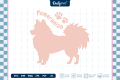 Dog Breed Silhouette Pomeranian SVG Product Image 1
