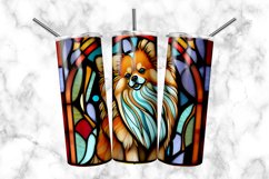 Pomeranian Dog 20 oz Skinny Tumbler Product Image 1