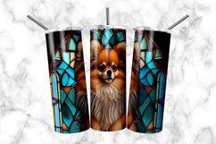 Pomeranian Dog 20 oz Skinny Tumbler Product Image 1