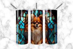 Pomeranian Dog 20 oz Skinny Tumbler Product Image 2