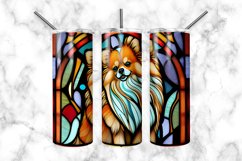 Pomeranian Dog 20 oz Skinny Tumbler Product Image 2