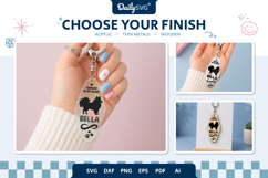 Memorial Dog Keychain SVG Product Image 2