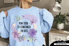 Pon Toda Tu Confianza En Dios Sublimation PNG Product Image 2