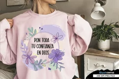 Pon Toda Tu Confianza En Dios Sublimation PNG Product Image 3