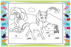 Coloring Cute Animal Cartoon For Kids Product Image 11