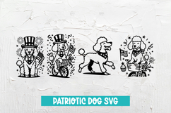 Patriotic Dog with American Flag, 4th of July Product Image 1