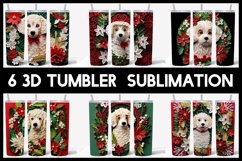 SUPER 108 3D Christmas Dogs Tumbler Sublimation I 18 Breeds Product Image 14