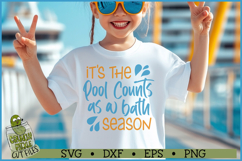 Pool Counts as a Bath SVG File Product Image 1