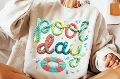 pool day png, summer vacation design, retro pool graphic, swimming t shirt png, pool party artwork, vacation sublimation png, summer apparel design, sunny day clipart, pool lover shirt, transparent png