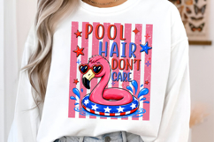 Pool Hair Dont Care Sublimation PNG Product Image 2