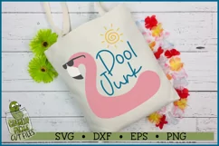 Pool Junk Flamingo SVG File Product Image 1