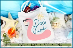 Pool Junk Flamingo SVG File Product Image 3