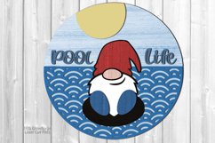 Gnome Sign SVG Laser Cut Files | Beach Life SVG Laser File Product Image 2